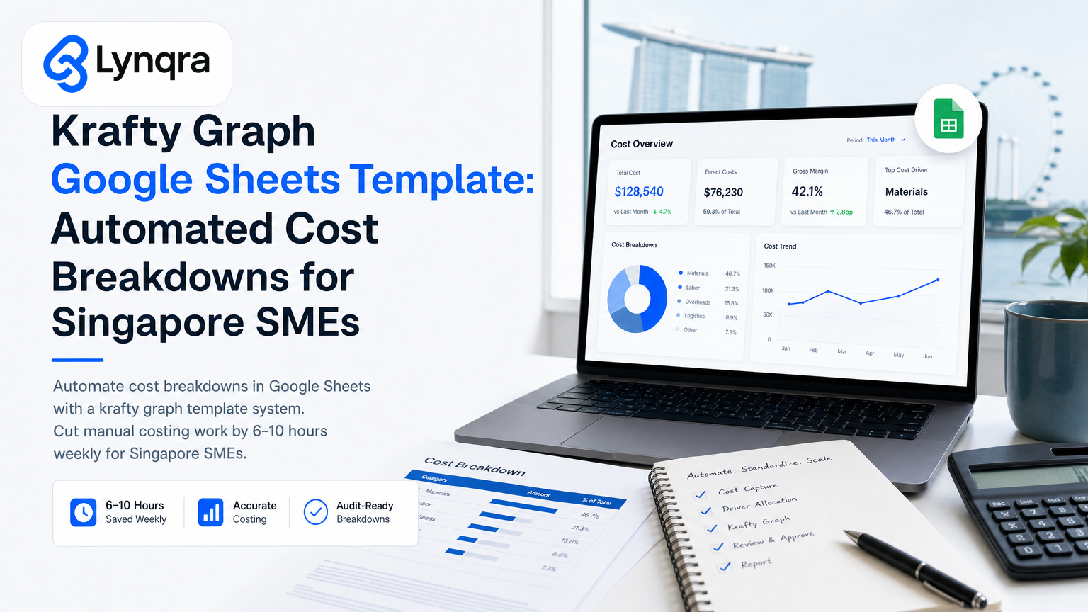 Krafty Graph Google Sheets Template: Automated Cost Breakdowns for Singapore SMEs