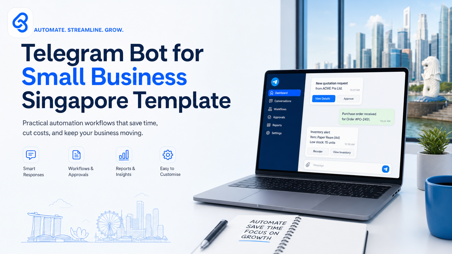 Telegram Bot for Small Business Singapore Template