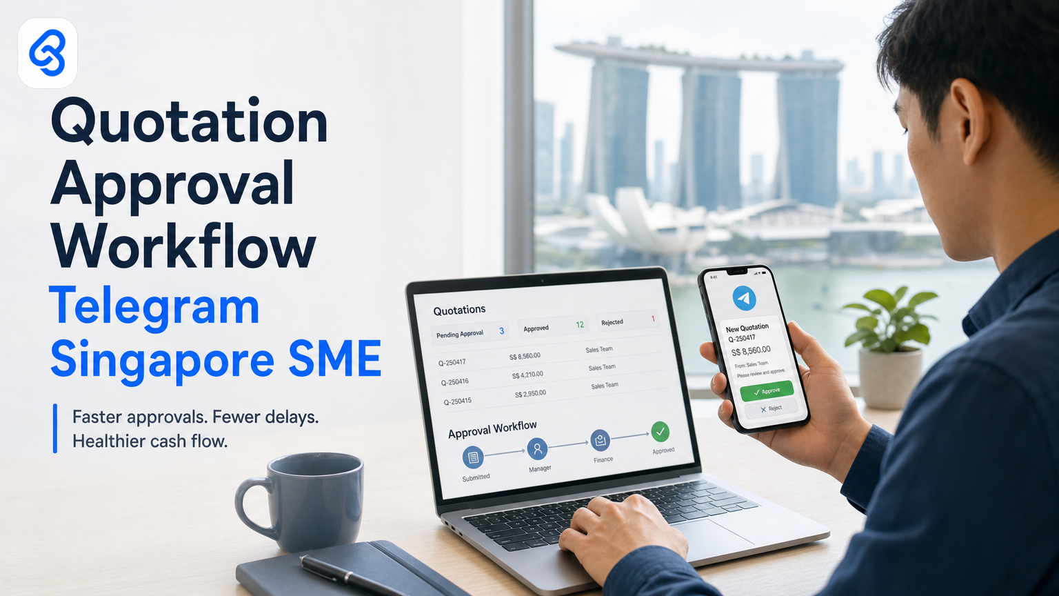 Quotation Approval Workflow Telegram Singapore SME