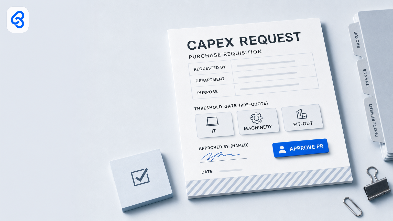Capex and purchase requisition approval for Singapore SMEs: who signs the PR before the quote chase